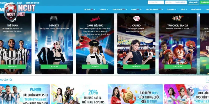 Các sản phẩm cá cược Fun88 hấp dẫn